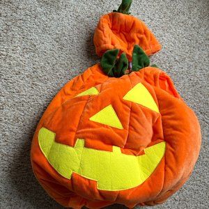 Pottery Barn Kids Glow-in-the-Dark Pumpkin Costume, size 3T